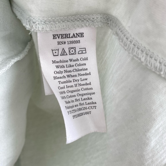 EVERLANE 100% Organic Cotton Cutaway Tank (essential tank) size XS - Picture 6 of 9